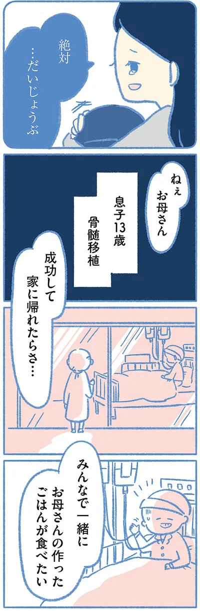 『明日、息子は空に還る 小児白血病と闘った家族の10年』より