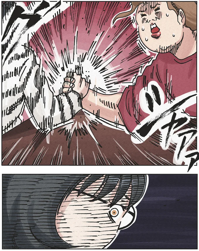 腕相撲の結果