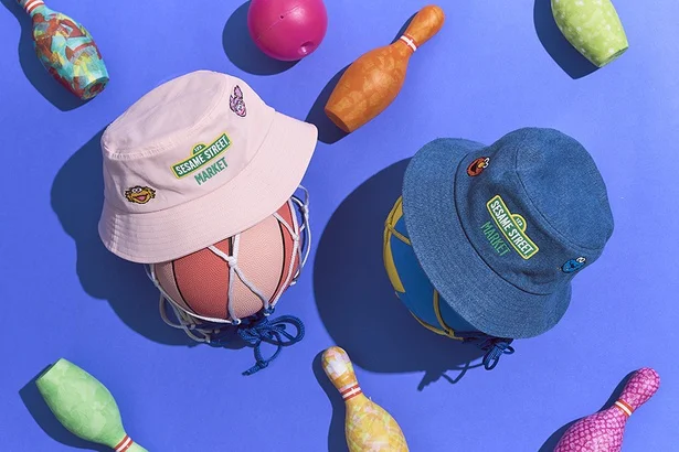 「【KIDS】バケットハット」(各3850円)