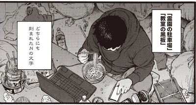 どちらにも刻まれたNの文字
