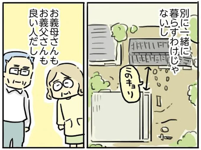 別に一緒に暮らすわけじゃないし