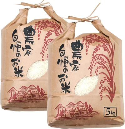 【Amazon限定！110袋限定販売！！】【令和7年産 新米！】【2025年11月以降 順次発送予定】にじのきらめき 5kg×2袋