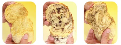 7年たってもふっくら！　3つの味のパンの缶詰