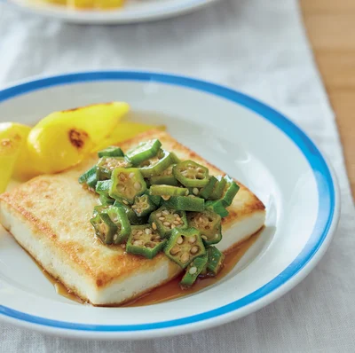胃腸トラブルには豆腐＆オクラが◎！「豆腐ステーキのねばねばソース」