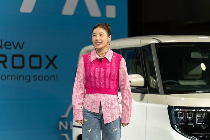新型ルークスCMキャラクターの仲里依紗さん