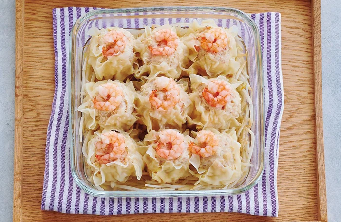 【満腹ダイエットレシピ】えびがゴロゴロ入って食べ応えあり！「えびどでかしゅうまい」／満腹ダイエット食堂（3）