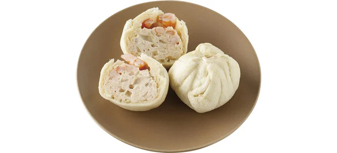 肉まんにアレンジ