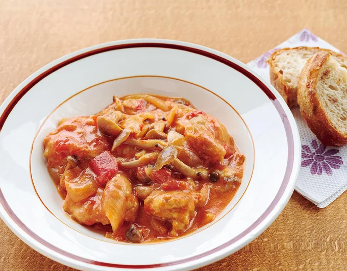 鶏もりもりトマト煮