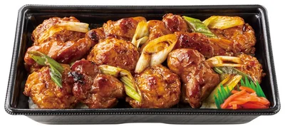 ふわっと香る炭火「W旨だれ焼鳥つくね重（肉2倍）」 1050円