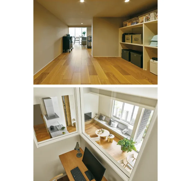  居室の広さはそのままで、収納スペースを確保