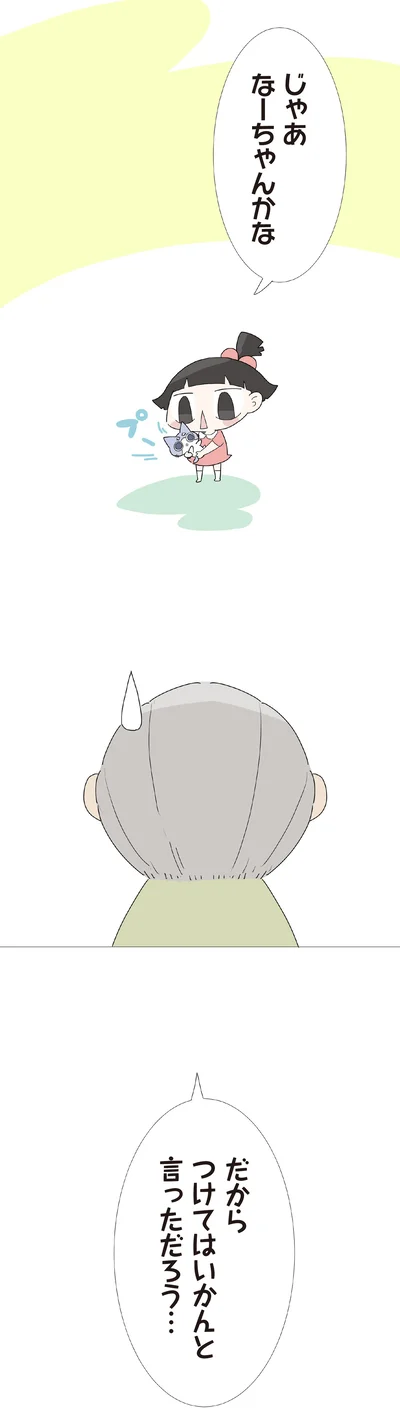 だからつけてはいかんと言っただろう…
