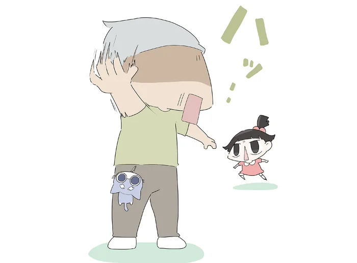 「わしの大事な亀を」おじいが猫に逆上! 手を振り上げた瞬間、孫の声で我に返って/ハルとゲン(48)