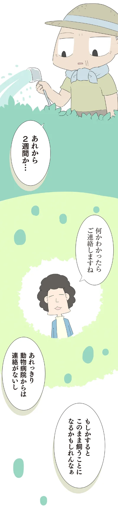 このまま飼うことになるかもしれんなあ