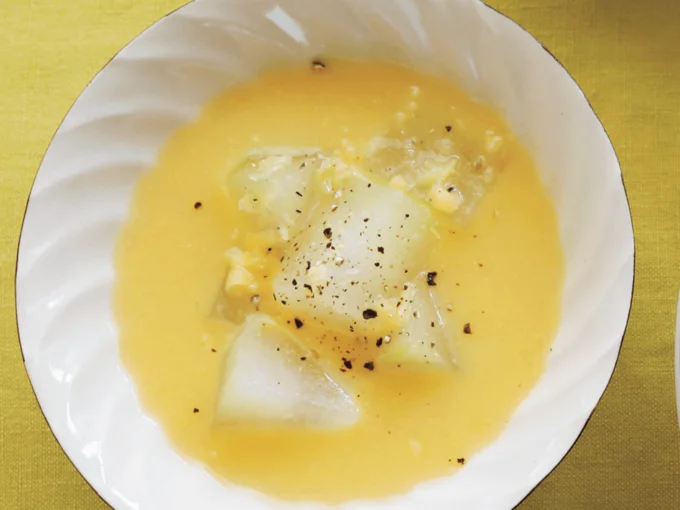 とうがんのとうもろこしスープ