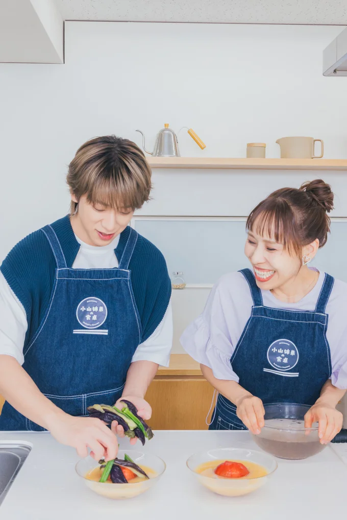 小山さんの美的センスが発揮されるトッピング。今回のポイントは「高さを出す」だそう
