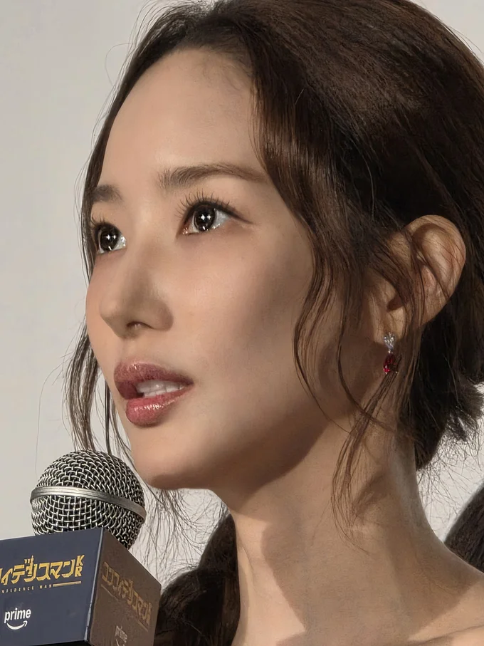 素晴らしい演技をみせるパク・ミニョン。本作は明るくポップな演技が楽しめる（9月4日、TOHOシネマズ六本木ヒルズにて開催された配信記念イベントにて）