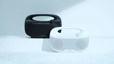 お手元テレビ用スピーカー「ミミオ サウンドムーブ」
