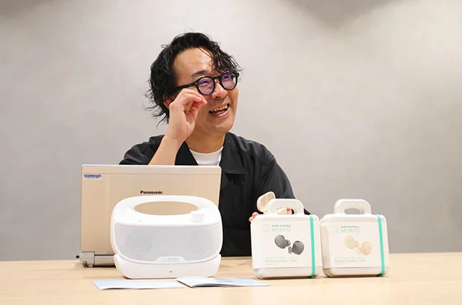オーディオテクニカ・ヒアリングサポート事業部の森田祐介さん