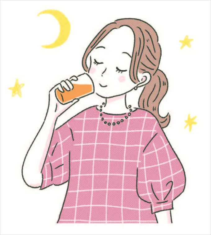 オレンジジュースは朝食よりも夕食が吉