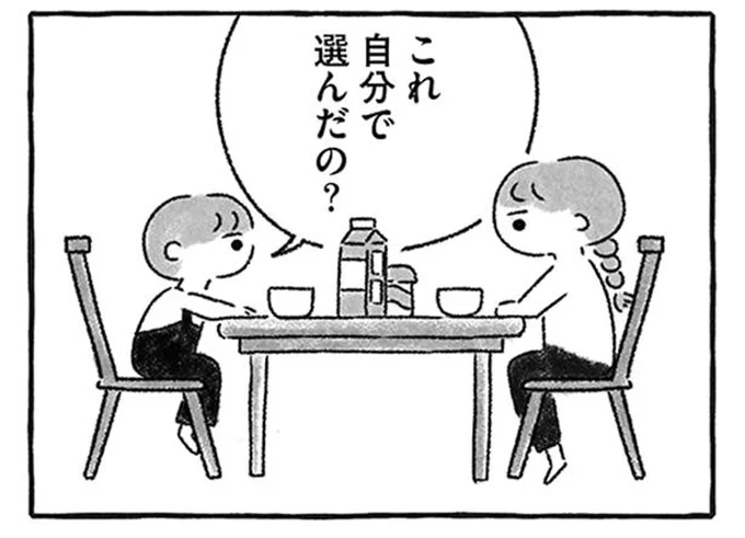 この部屋には「私」がいない。飾る絵も食べ物も彼の好みに合わせてた