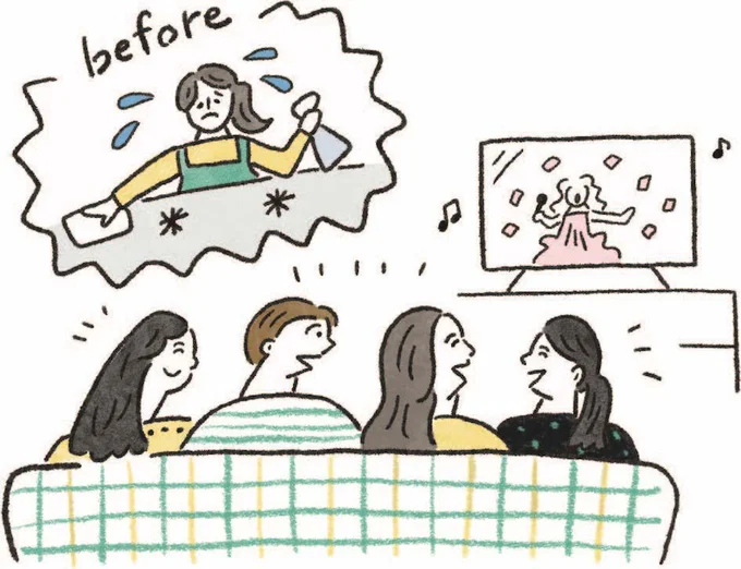 大掃除をしないことで年末が好きになった、と野々村さん