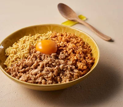 三色鶏そぼろの新しい形
