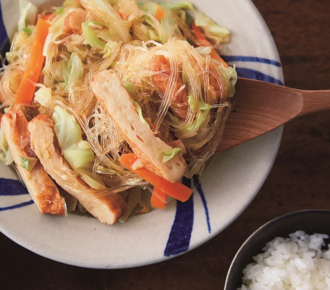 さつま揚げに野菜をプラス!ボリュームたっぷりのメインおかず2品