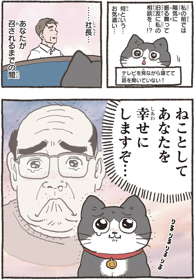 ねことしてあなたを幸せにしますぞ…