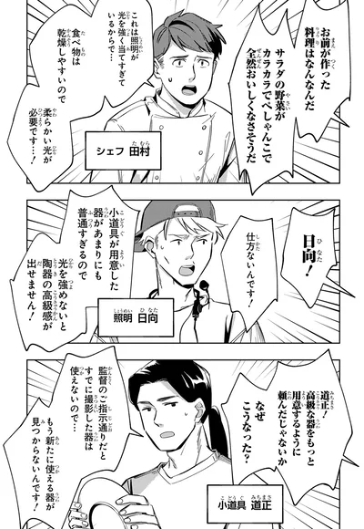お前が作った料理はなんだ