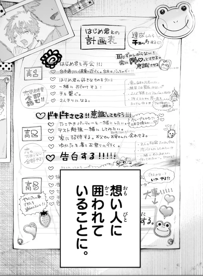 想い人に囲われていることに