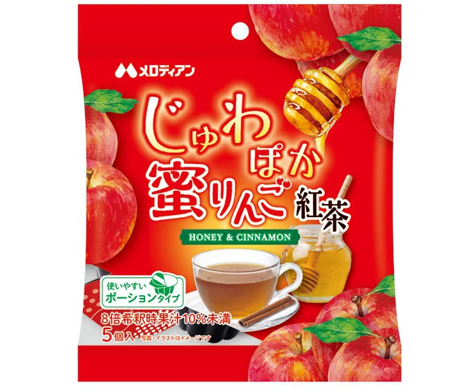 「じゅわぽか蜜りんご紅茶」