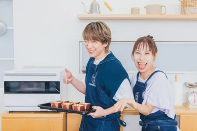 オーブンにGO！　ワクワクが止まらないかわい過ぎる姉弟