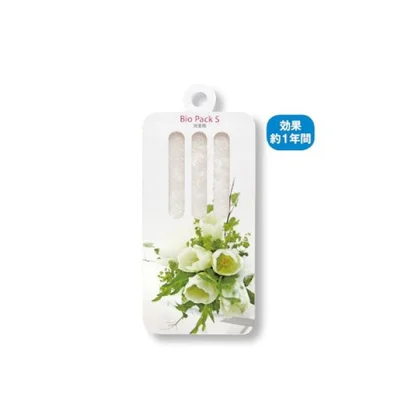 吊るすだけでカビを防ぐ「バイオパックS」