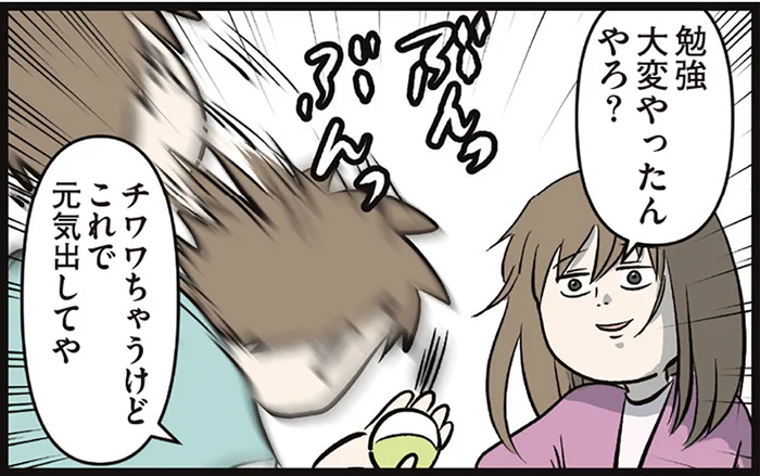 勉強疲れの兄へのプレゼント。妹からの思いやりに兄は感動！／えむふじんがあらわれた！ 家族で初めての大学受験（6）