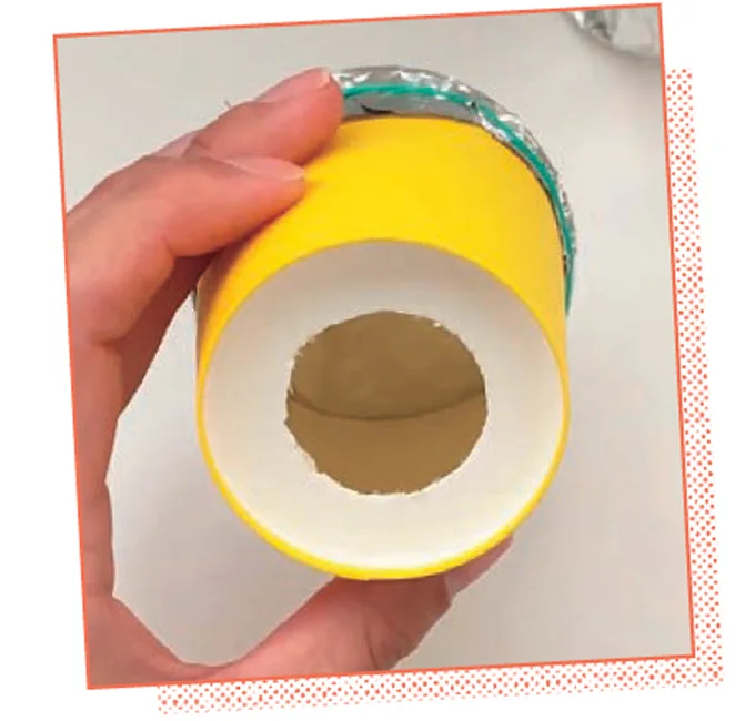 穴に向かってしゃべってみよう！