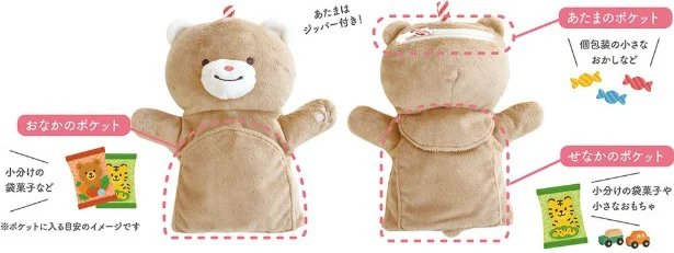 秘密がいっぱい!くまさんの3つのポケット