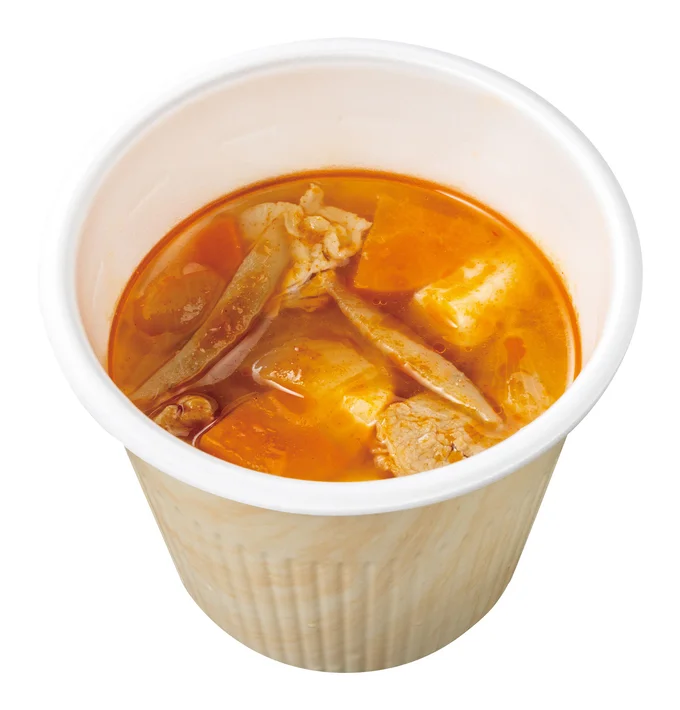 旨みと辛味がアップ!「旨辛特製豚汁」200円⇒190円(※2026年2月28日まで)