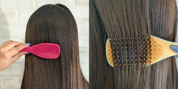 細かい絡まりも引っ張らずにほどける!思わず触れたくなるツヤ髪に