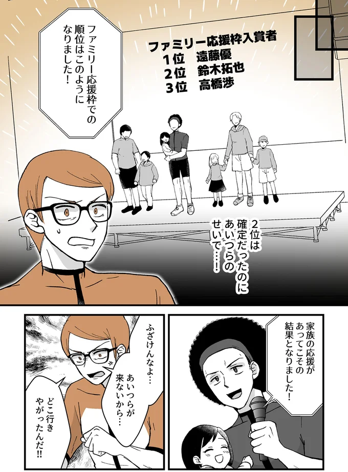ふざけんなよ…あいつらが来ないから…
