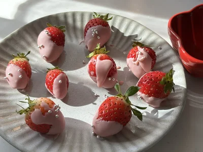 イチゴチョコ▶デコレーションのバランスもばっちり！（⇒次へ）
