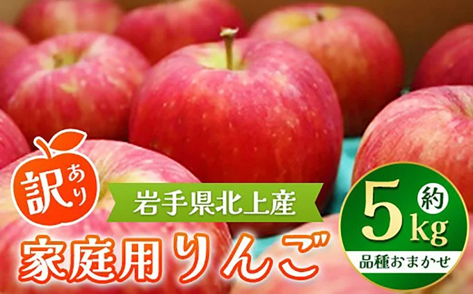 [岩手県北上市]【2025年9月発送開始予定の予約受付】りんご 約 5kg 北上産 岩手県産 リンゴ 林檎 黄王 つがる ジョナゴールド 星の金貨 スリムレッド ふじ フジ シナノゴールド 王林 冷蔵 季節限定 数量限定