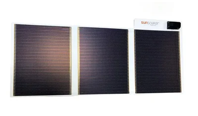[熊本県南関町]SunSoaker（サンソーカー）携帯充電用太陽電池シート A4-3F