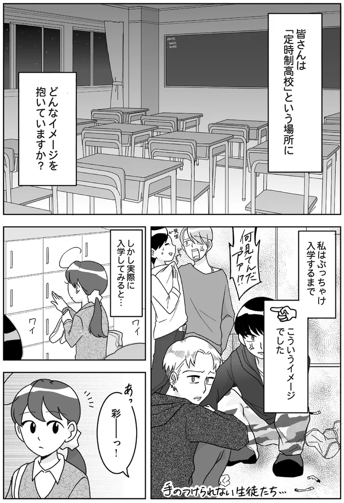 定時制高校のイメージは?