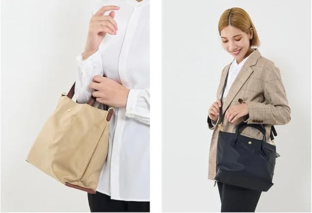 トートとショルダーの2WAY仕様なので、お出掛けから普段使いまで幅広く使える万能なバッグです