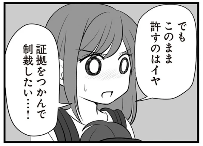 証拠をつかんで制裁したい…！