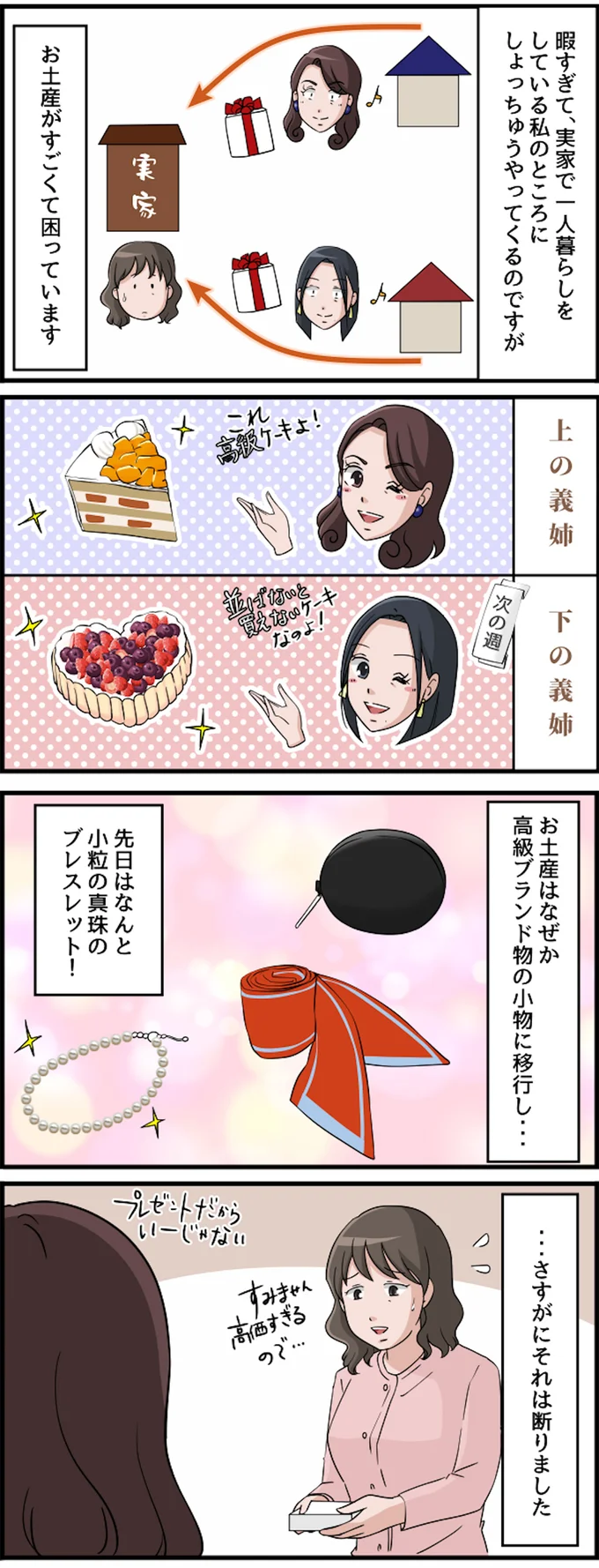 お土産はなぜか…