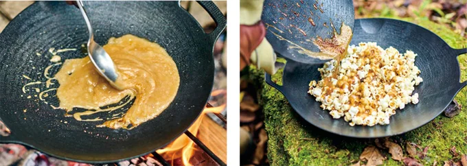 全体にキャラメルをからめる