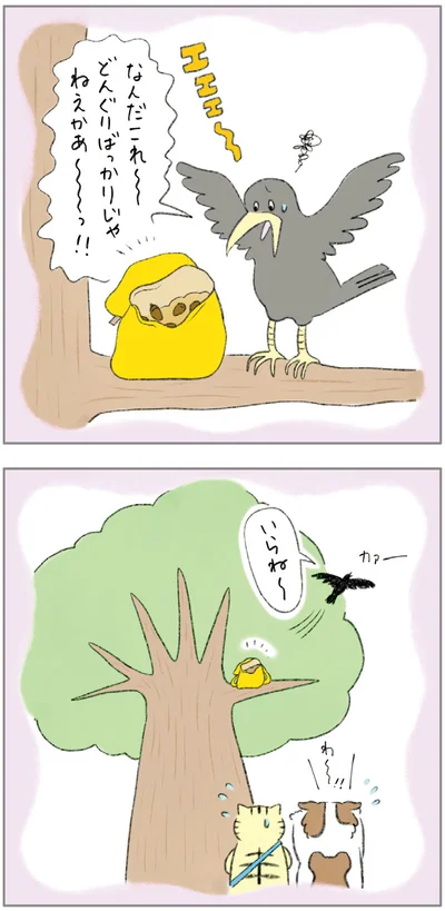 どんぐりばっかりじゃねえかあ〜っ