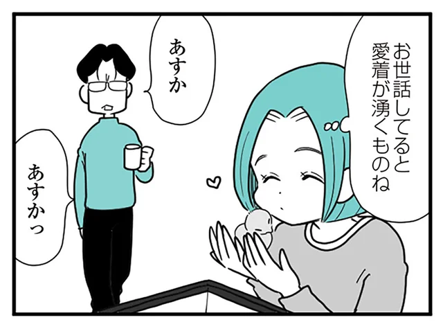 鳥よりも後回し！ 妻がペットの世話を優先し、構ってもらえなくなった夫