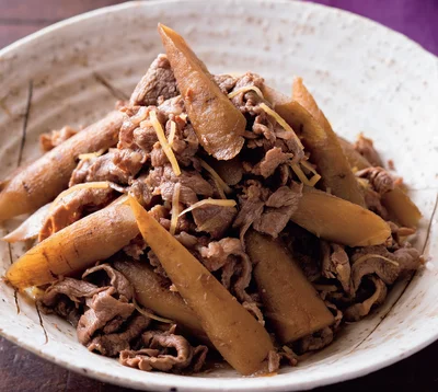 牛ごぼうのしぐれ煮